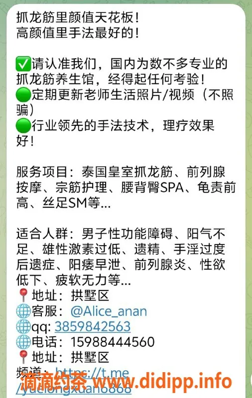 杭州抓龙筋-杭州拱墅区抓龙筋，私聊咨询服务