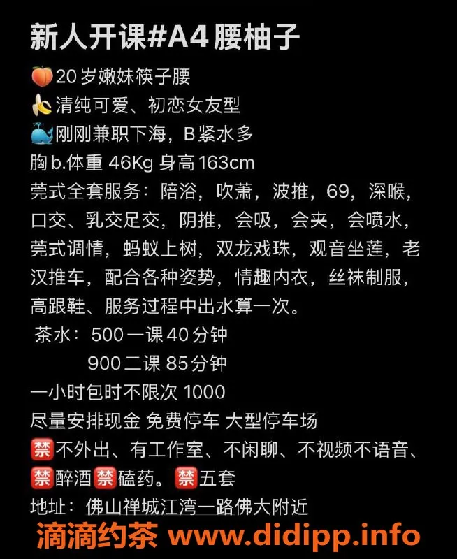 佛山楼凤-佛山柚子，500起，超值服务等你体验