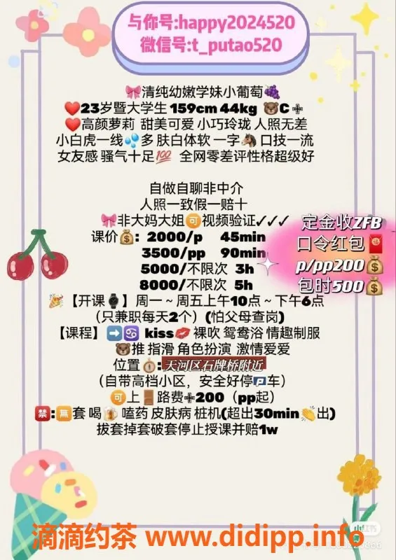 广州楼凤-天河区小葡萄，魅力无敌等你来玩