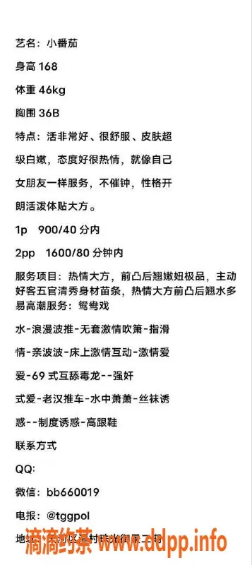 广州楼凤-广州天河小番茄，900起服务超值体验