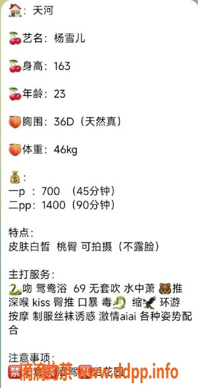 广州楼凤-天河杨雪儿，700元超值体验等你来！