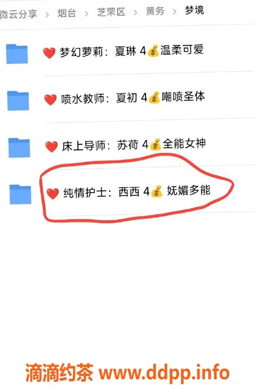 烟台楼凤资源信息,芝罘区西西，身材火辣，服务专业