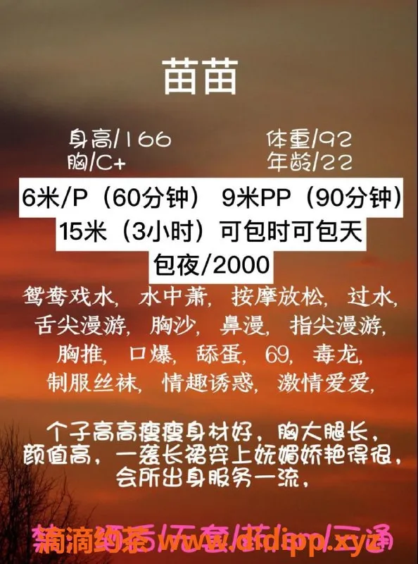 成都楼凤-武侯区苗苗，身材8.8，服务态度超赞