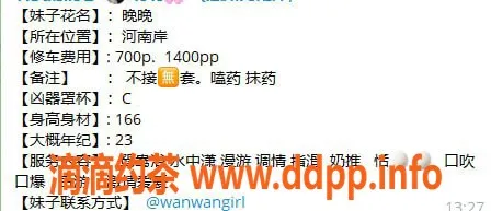 惠州楼凤资源信息,河南岸23岁晚晚，C罩杯超值体验