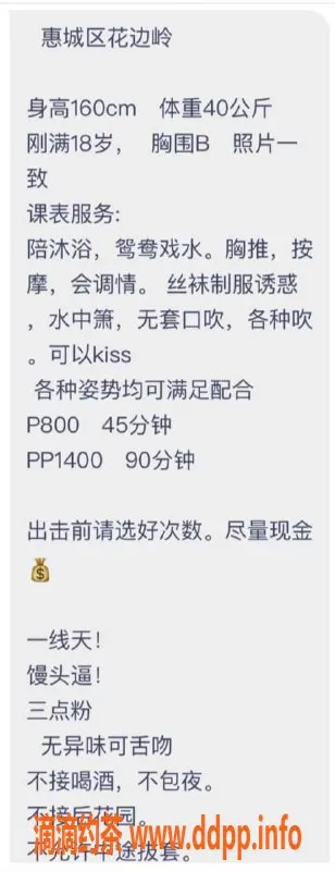 惠州楼凤-河南岸小布丁：800元课时完美体验