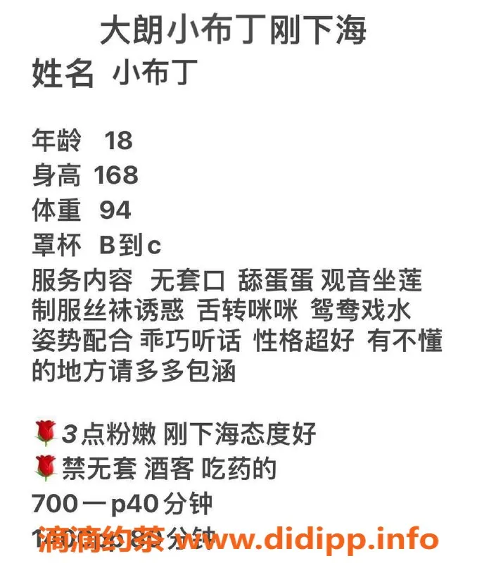 东莞楼凤-小布丁，大朗地区服务，P700，PP1400